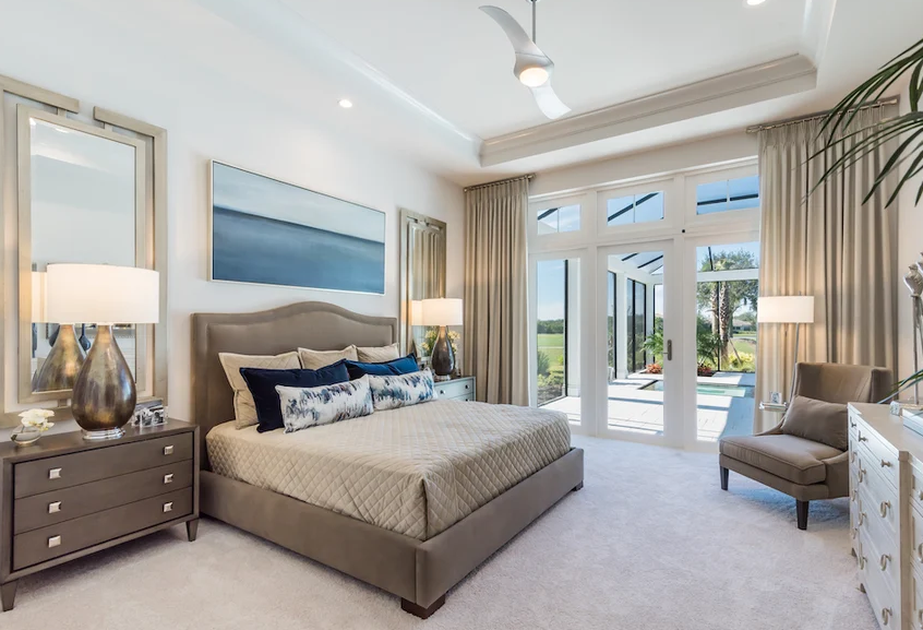 Iluminação bonita em quarto