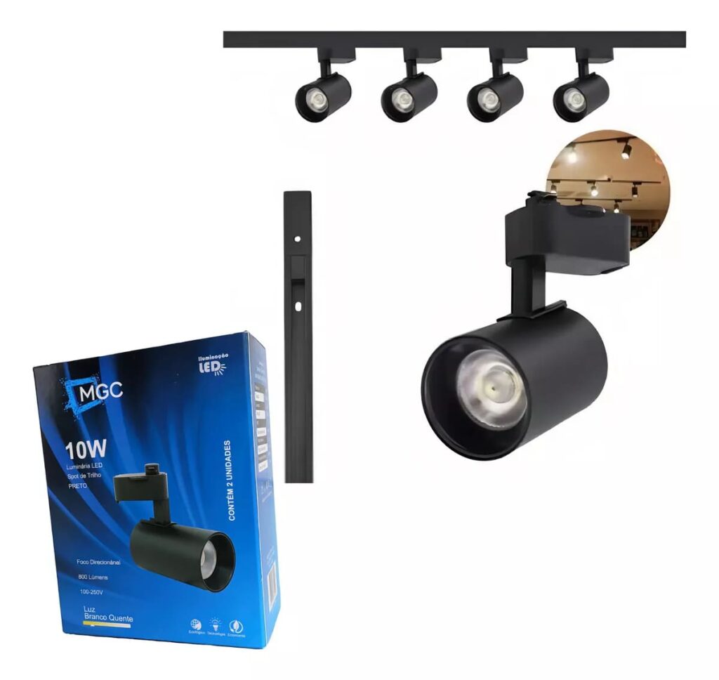 trilhos de iluminação na Vila Andrade