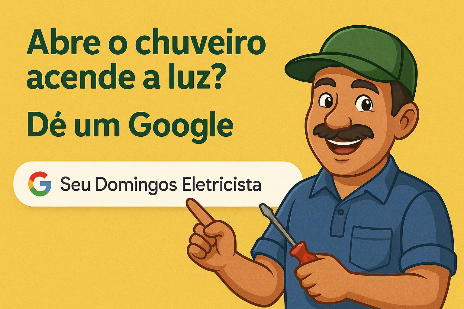 Seu Domingos Eletricista - Eletricista no Fim de Semana