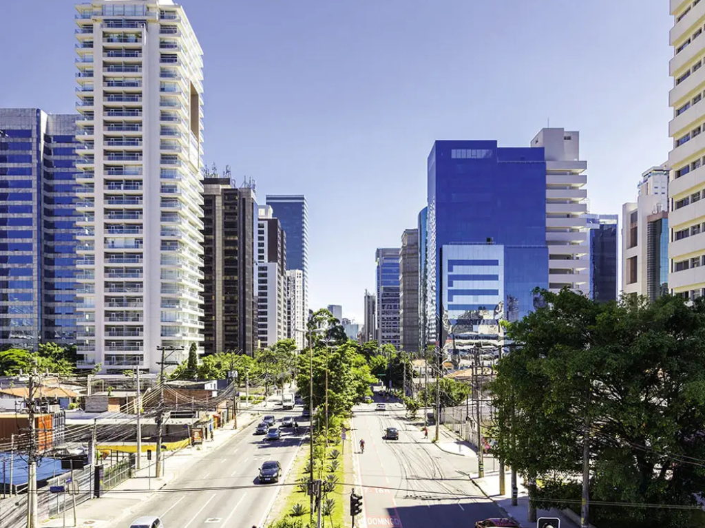 Avenida Engenheiro Luís Carlos Berrini - polo comercial da região (Jll-Divulgação-Veja SP)