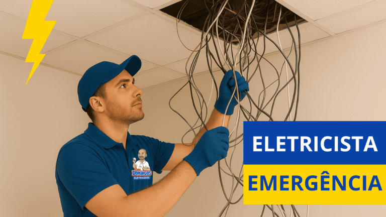 Eletricista residencial de emergência - SEU DOMINGOS ELETRICISTA