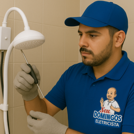 Instalação de Chuveiro Elétrico - SEU DOMINGOS ELETRICISTA