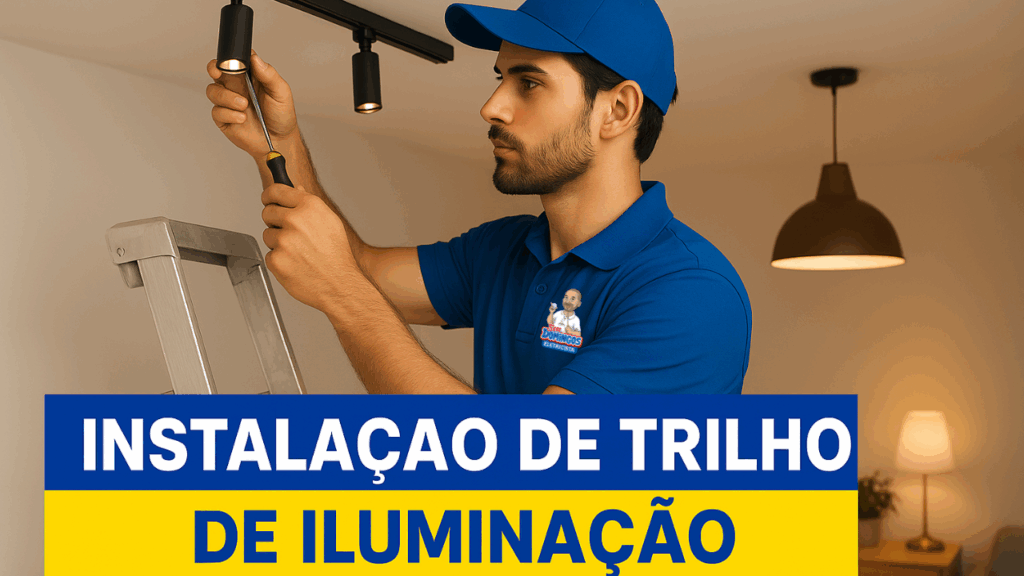Instalação de trilho de iluminação - SEU DOMINGOS ELETRICISTA