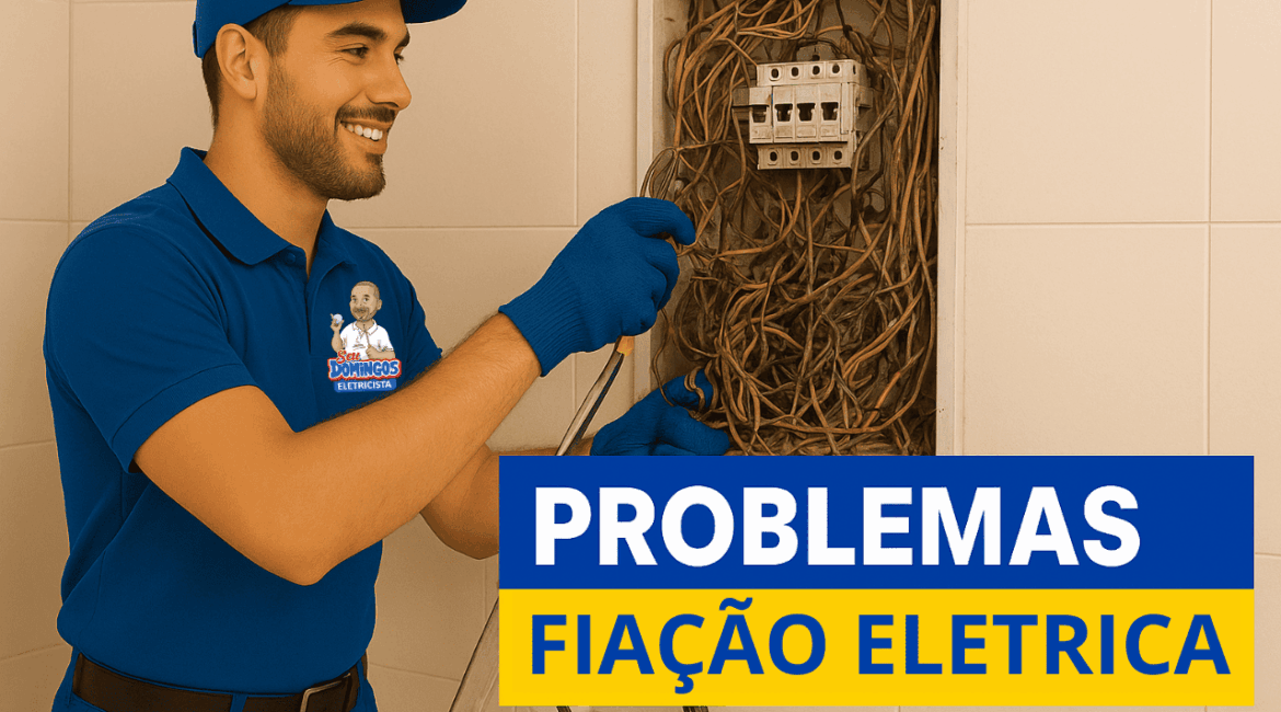 Problemas na Fiação Elétrica Residencial Seu Domingos Eletricista