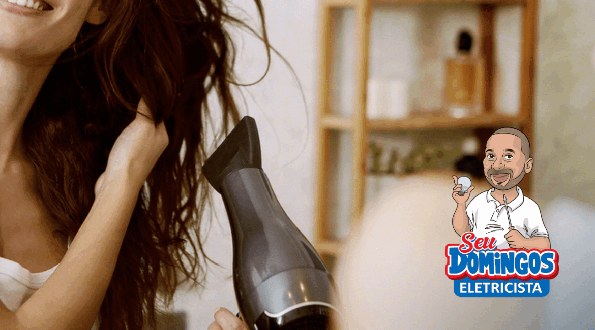 Secador de cabelo consome muita energia