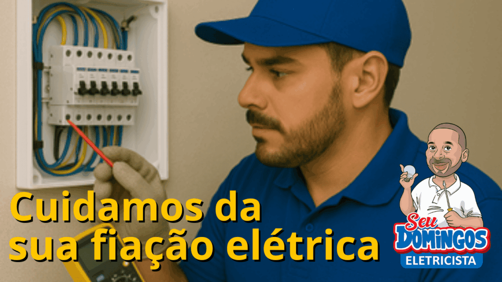 Trocar a fiação elétrica residencial - SEU DOMINGOS ELETRICISTA