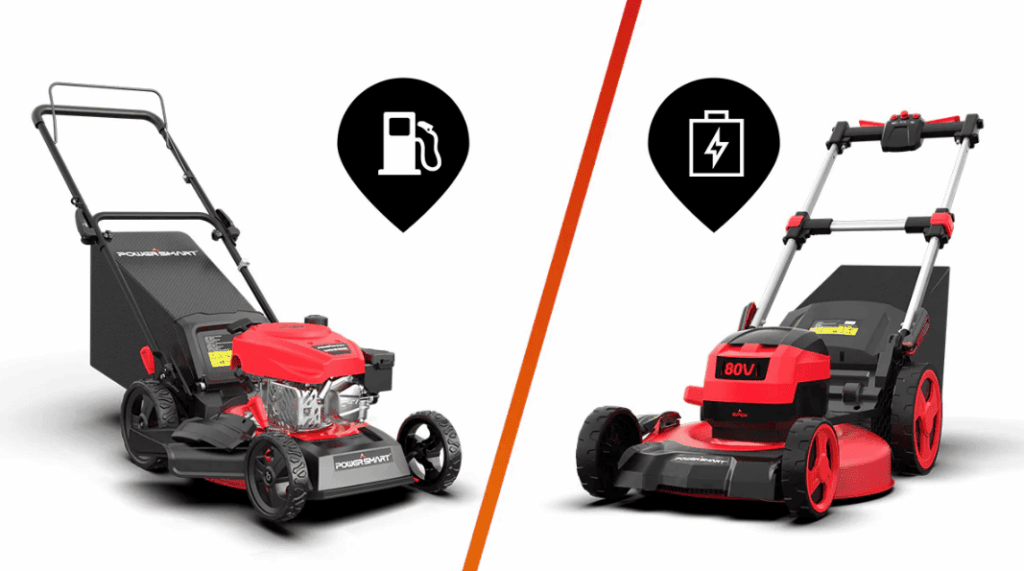 Comparando cortadores de grama elétricos e modelos a gás