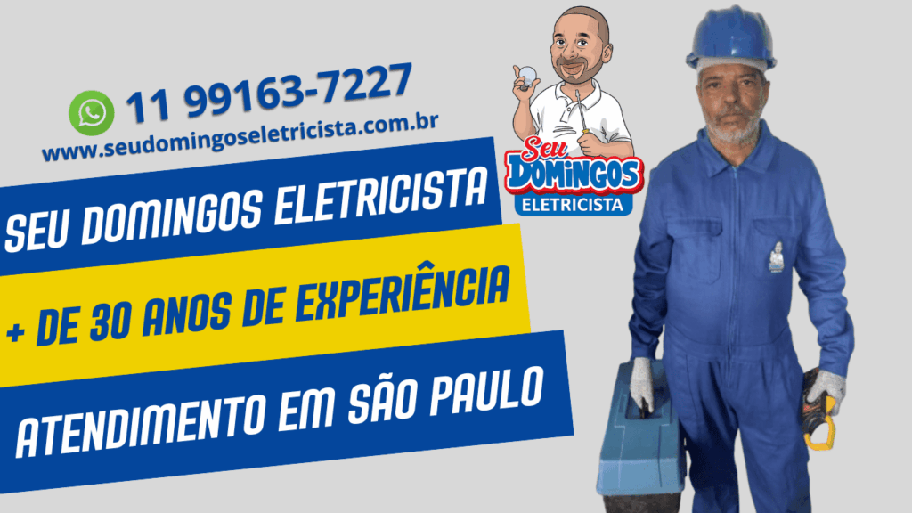 Empresa de eletricistas em São Paulo - SEU DOMINGOS ELETRICISTA