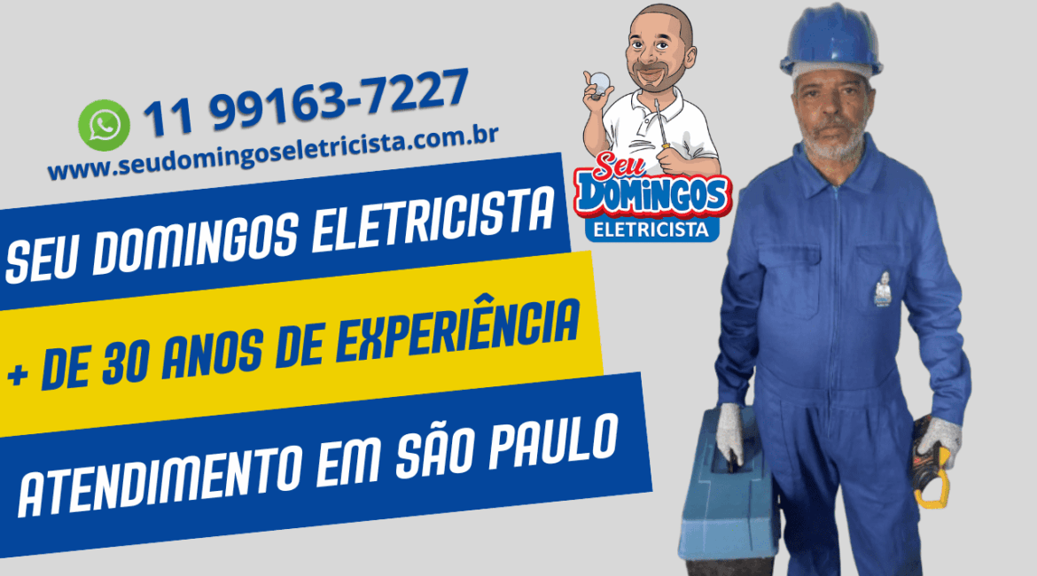 Empresa de eletricistas em São Paulo - SEU DOMINGOS ELETRICISTA