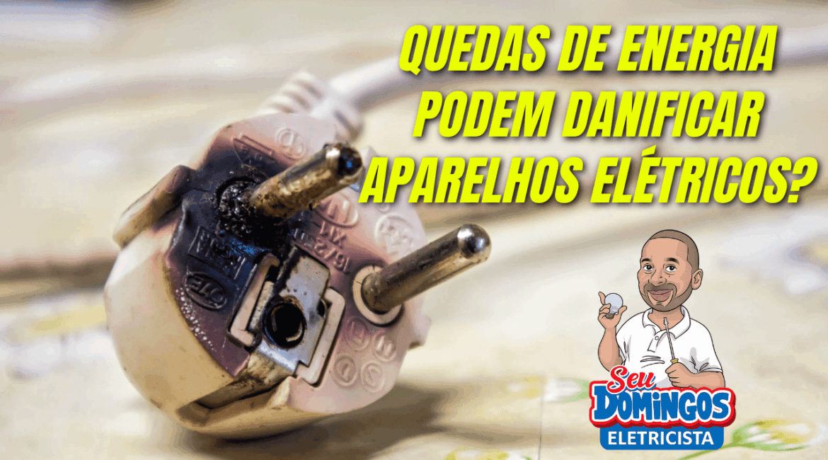 Equipamento queimou na falta de luz