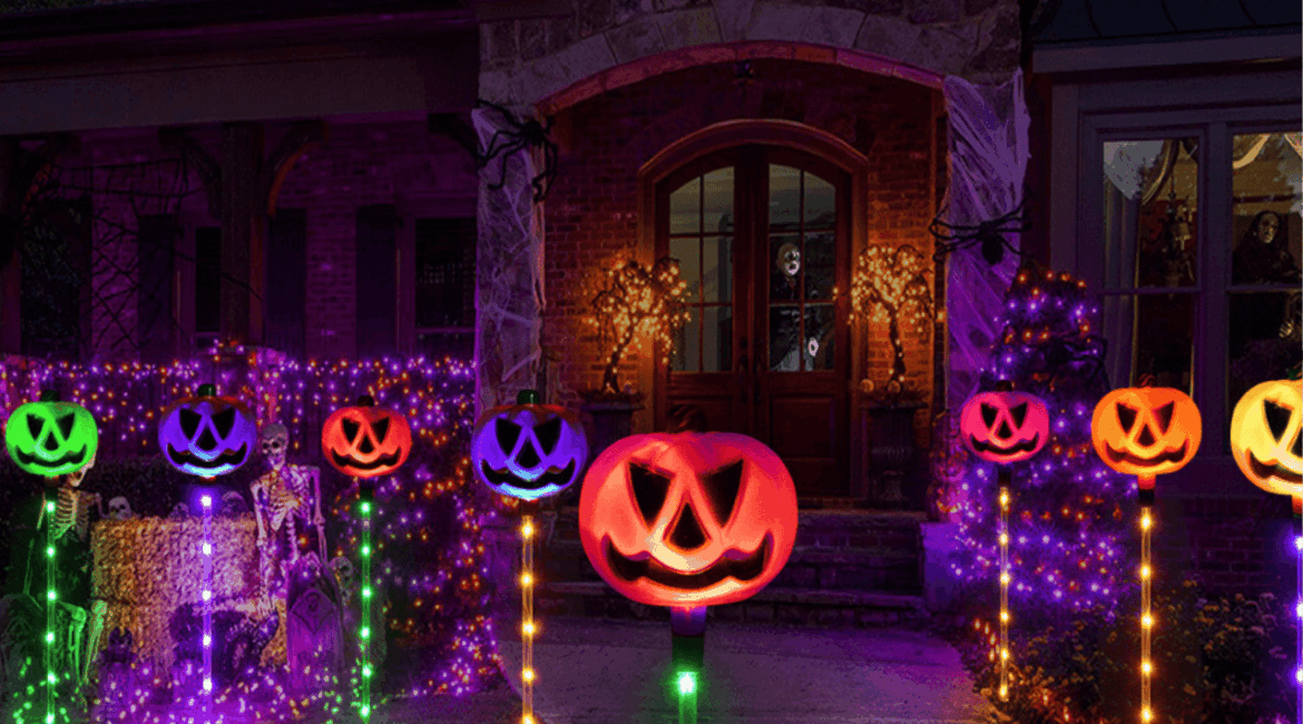 Iluminação de Halloween