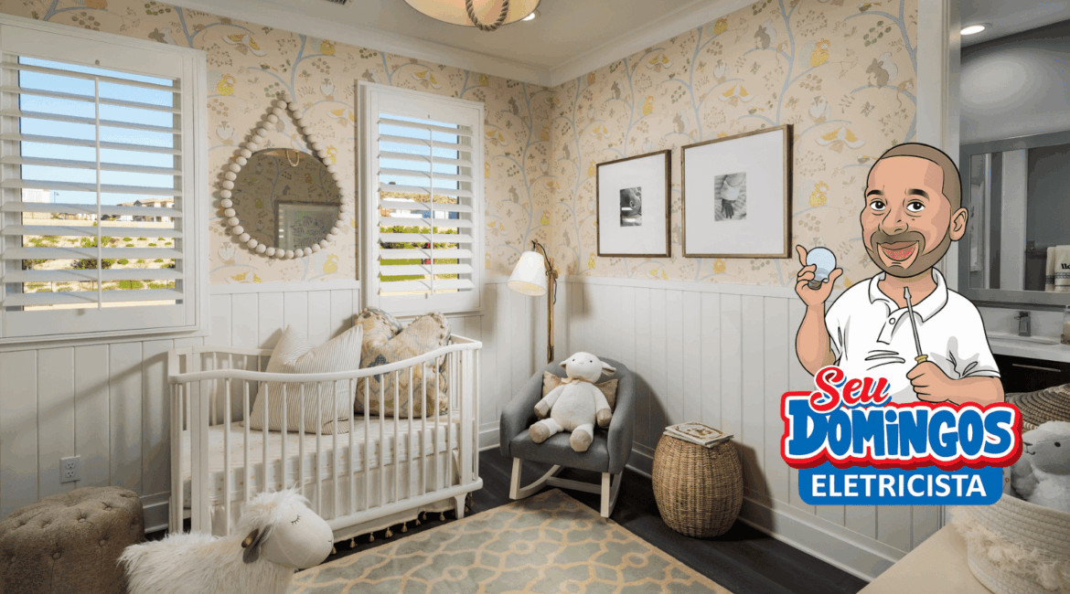 Iluminação no quarto do bebê - SEU DOMINGOS ELETRICISTA