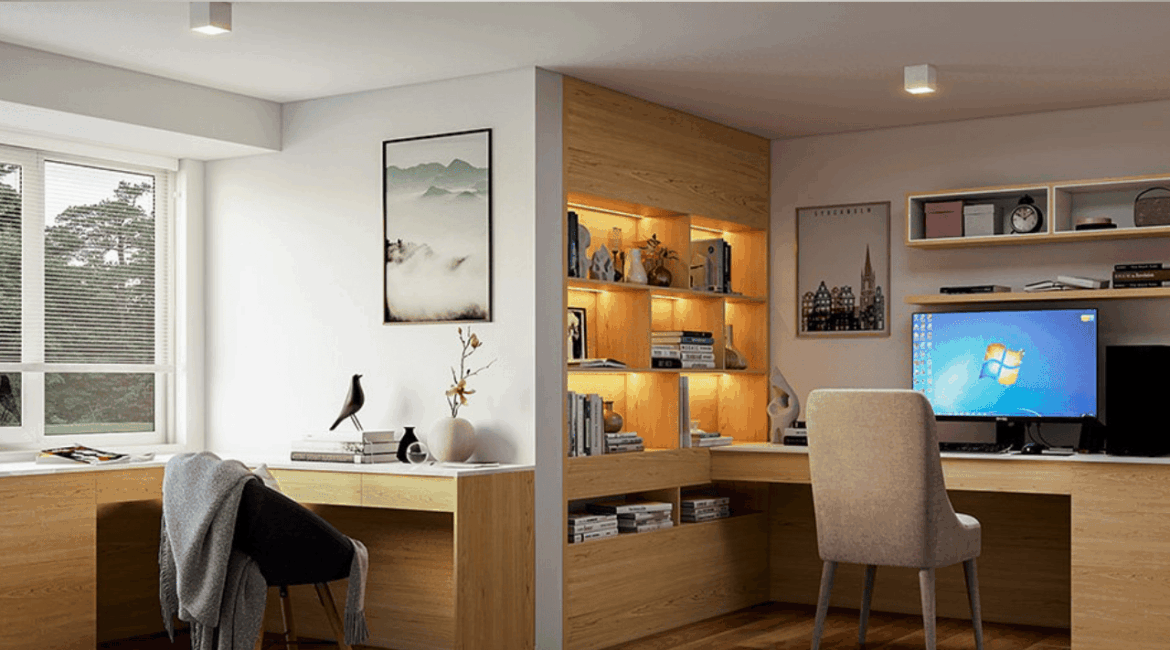 Iluminação para videoconferência