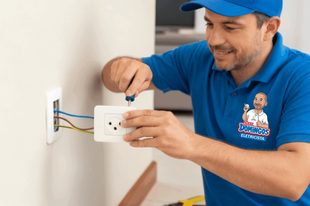 como trocar uma tomada - Seu Domingos Eletricista