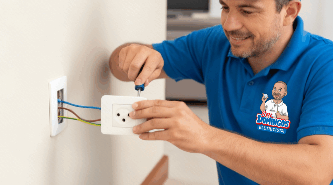 como trocar uma tomada - Seu Domingos Eletricista