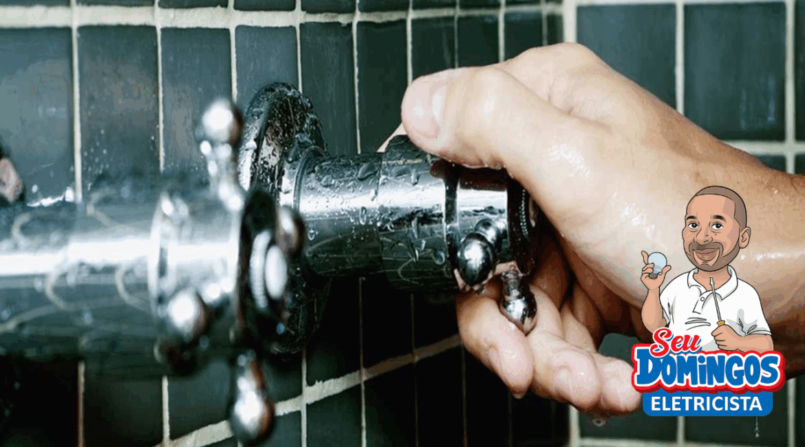 registro do chuveiro dando choque