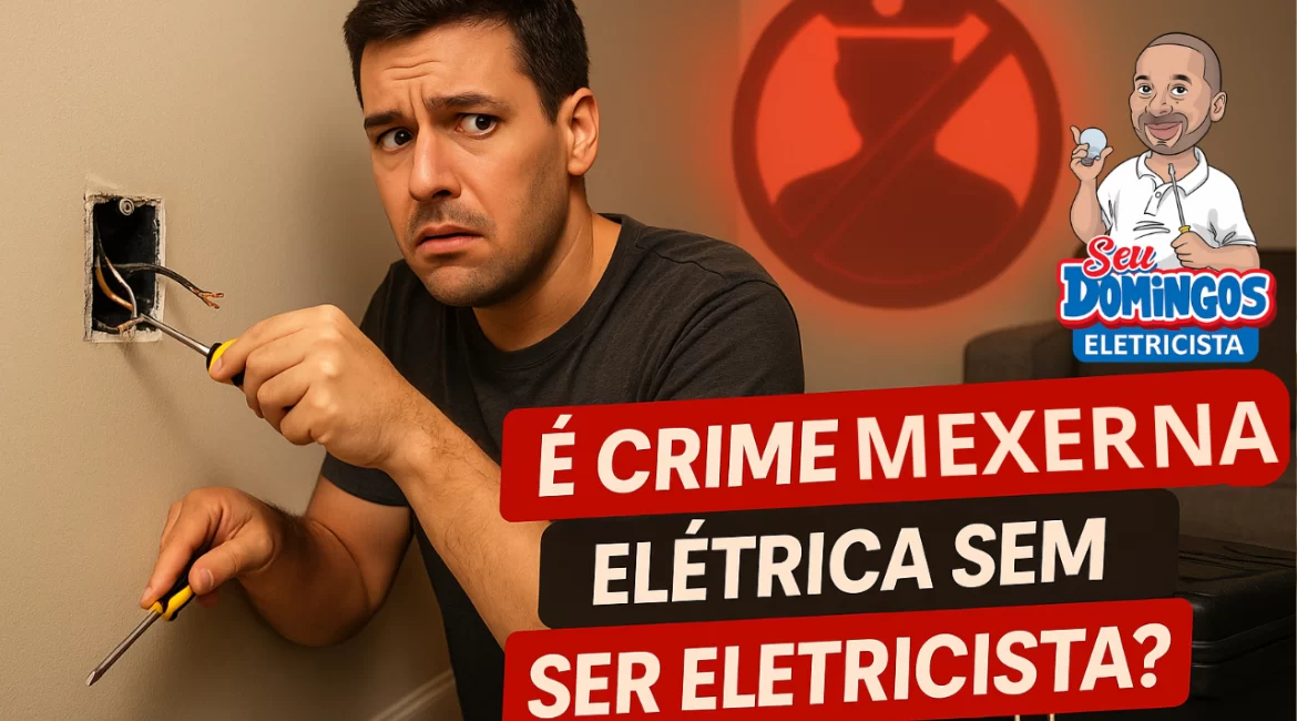É crime mexer na rede elétrica