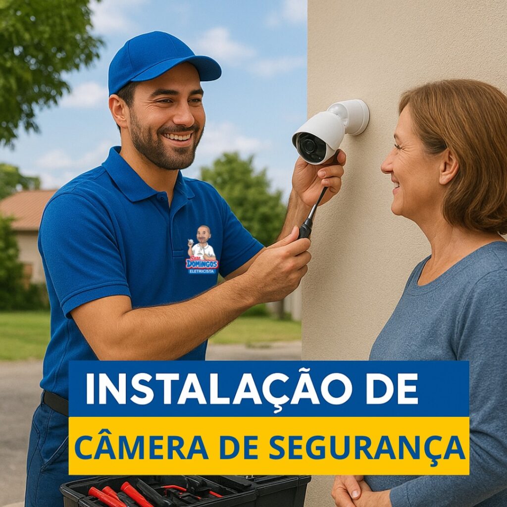 Instalação de cameras de segurança - SEU DOMINGOS ELETRICISTA