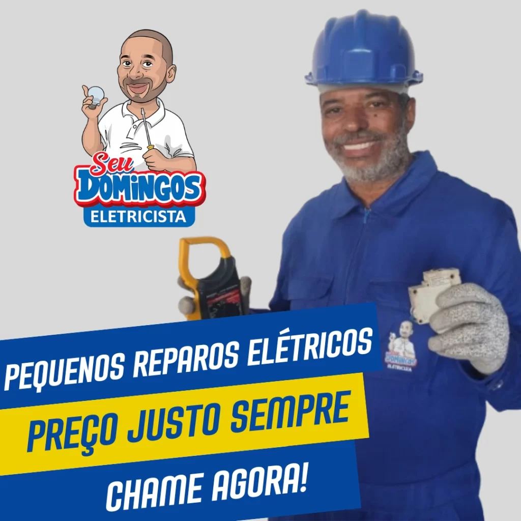 Pequenos reparos elétrico e preço justo - SEU DOMINGOS ELETRICISTA
