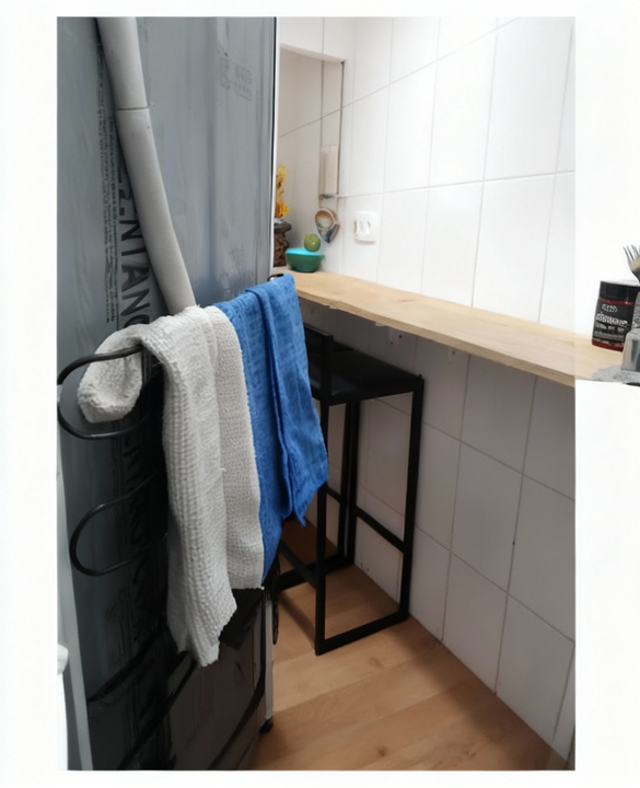 Secar roupa atras de geladeira