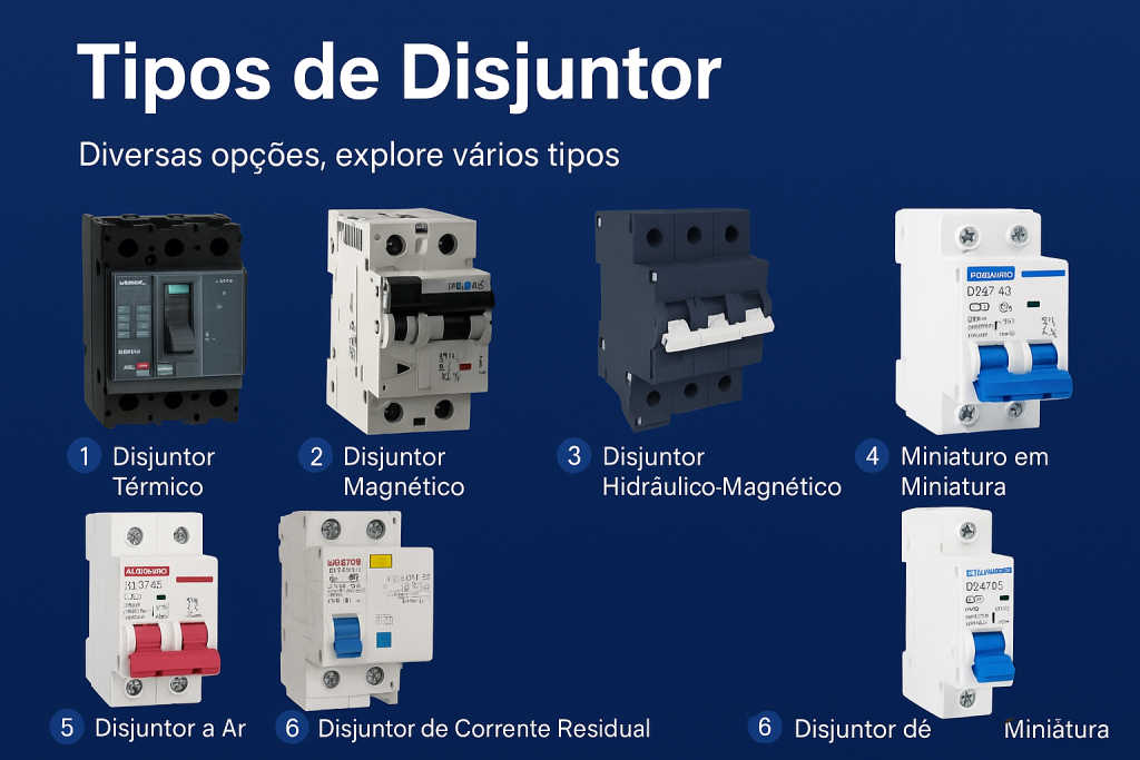 Tipos de disjuntores