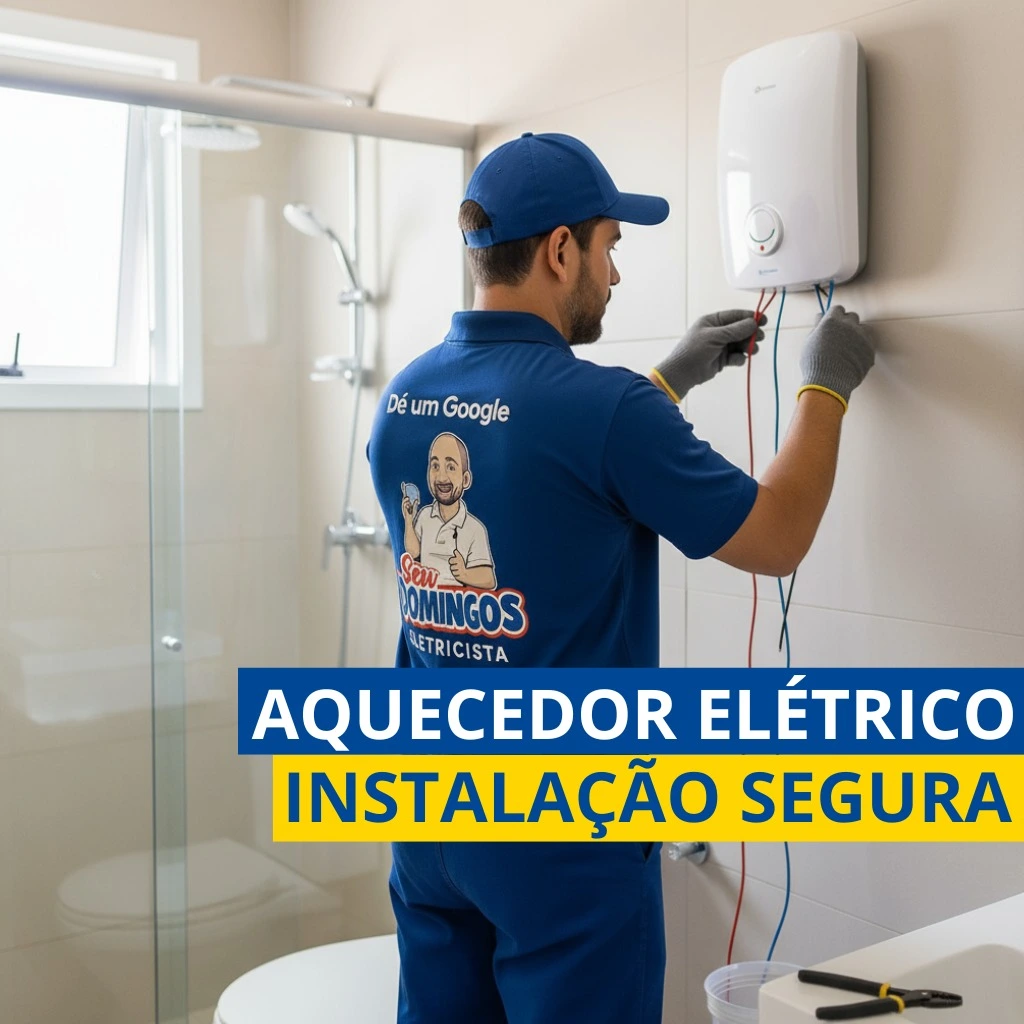 Aquecedor elétrico - Instalação - SEU DOMINGOS ELETRICISTA