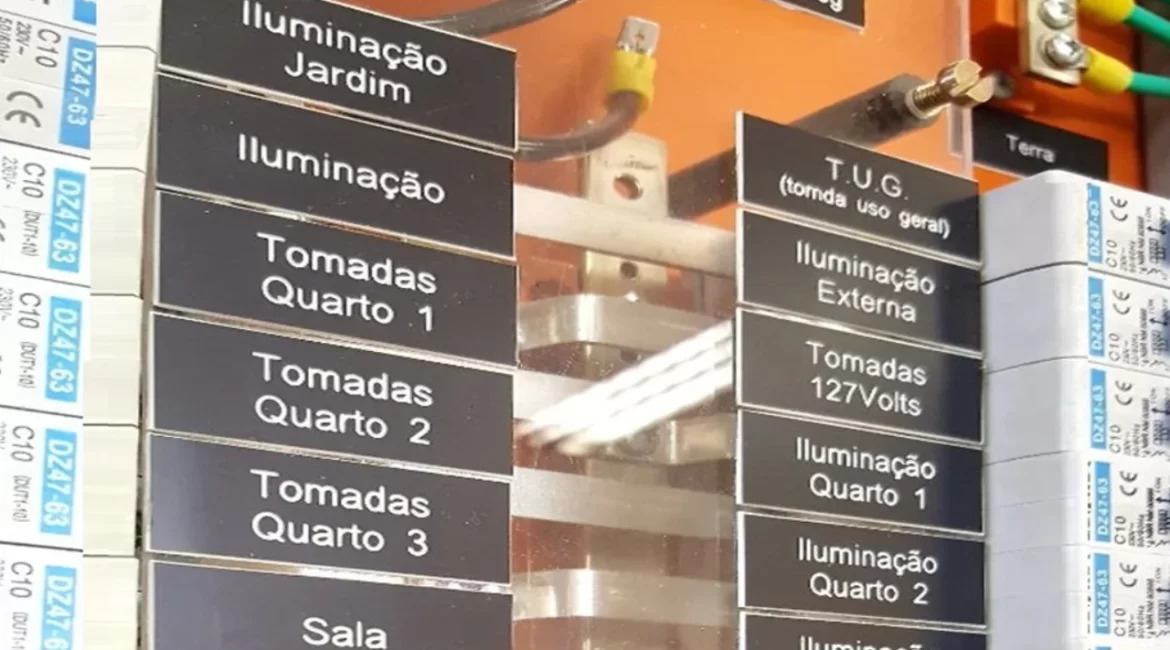 Etiquetar quadro elétrico