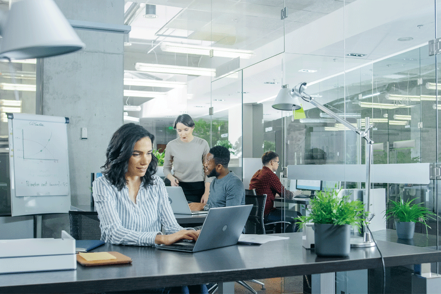 Iluminação de Escritório