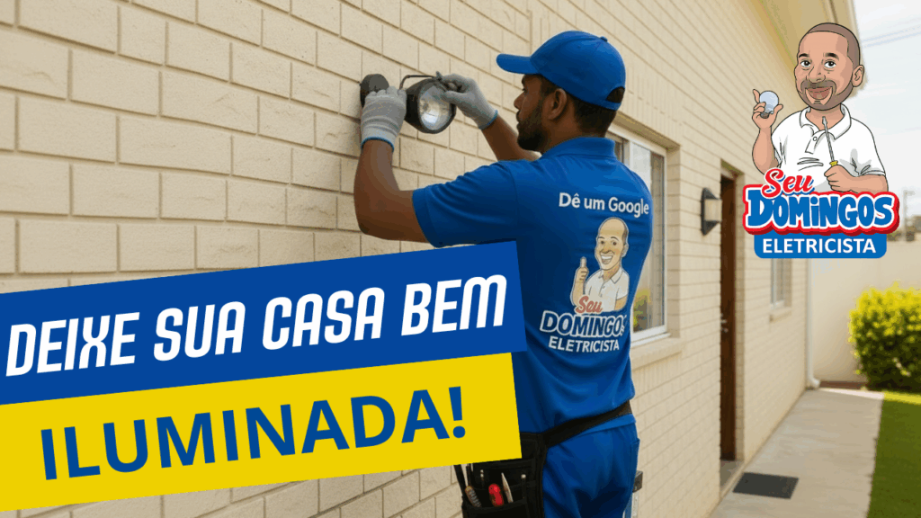 Instalação de luz de segurança - SEU DOMINGOS ELETRICISTA