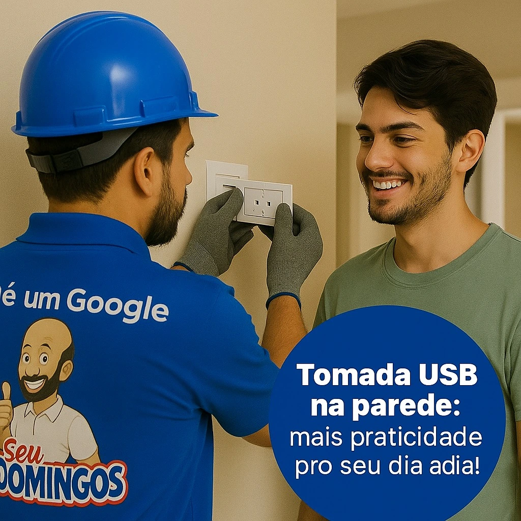 Instalação de tomada USB - SEU DOMINGOS ELETRICISTA