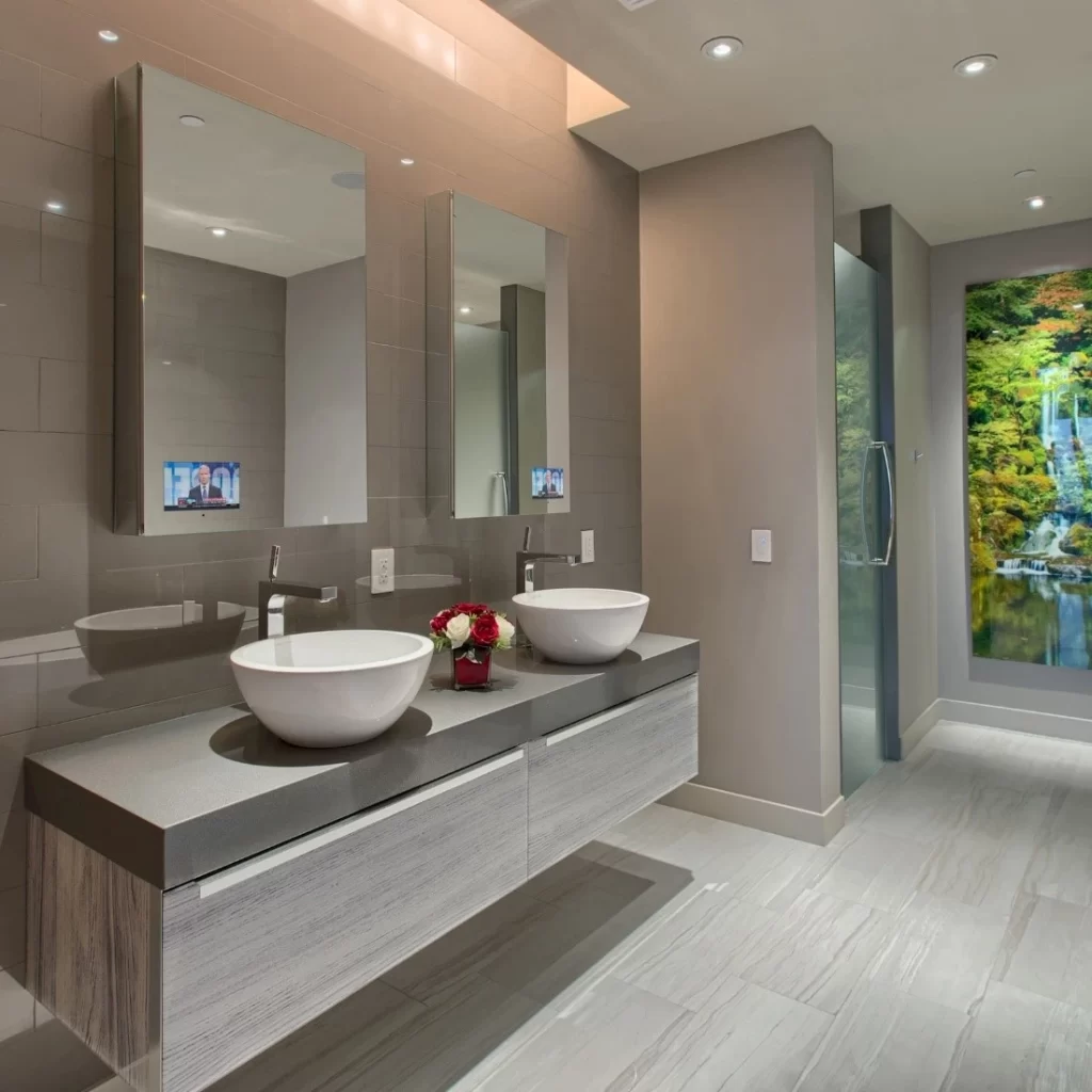 A iluminação para banheiros sem janelas