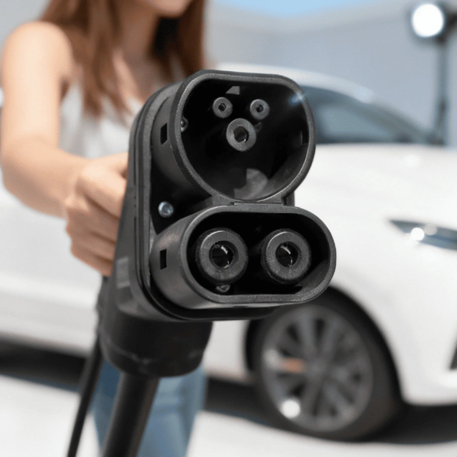 Conector CCS (Combined Charging System) para carregamento de veículos elétricos