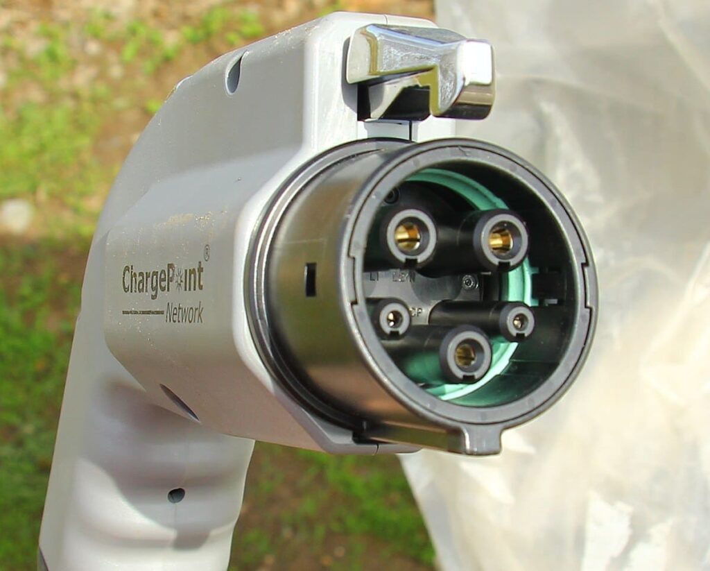 Conector Tipo 1 SAE J1772 para carregamento de veículos elétricos