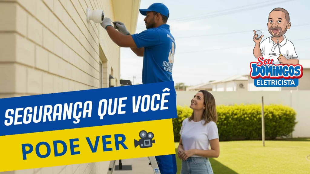 Instalação de Câmeras de Segurança Profissional - SEU DOMINGOS ELETRICISTA