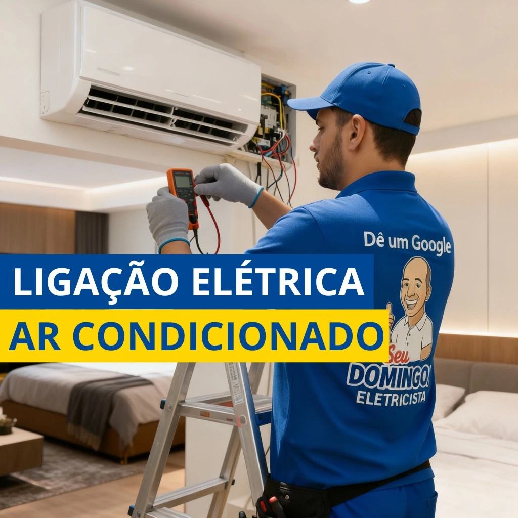 Instalação de ar condicionado em SP - SEU DOMINGOS ELETRICISTA