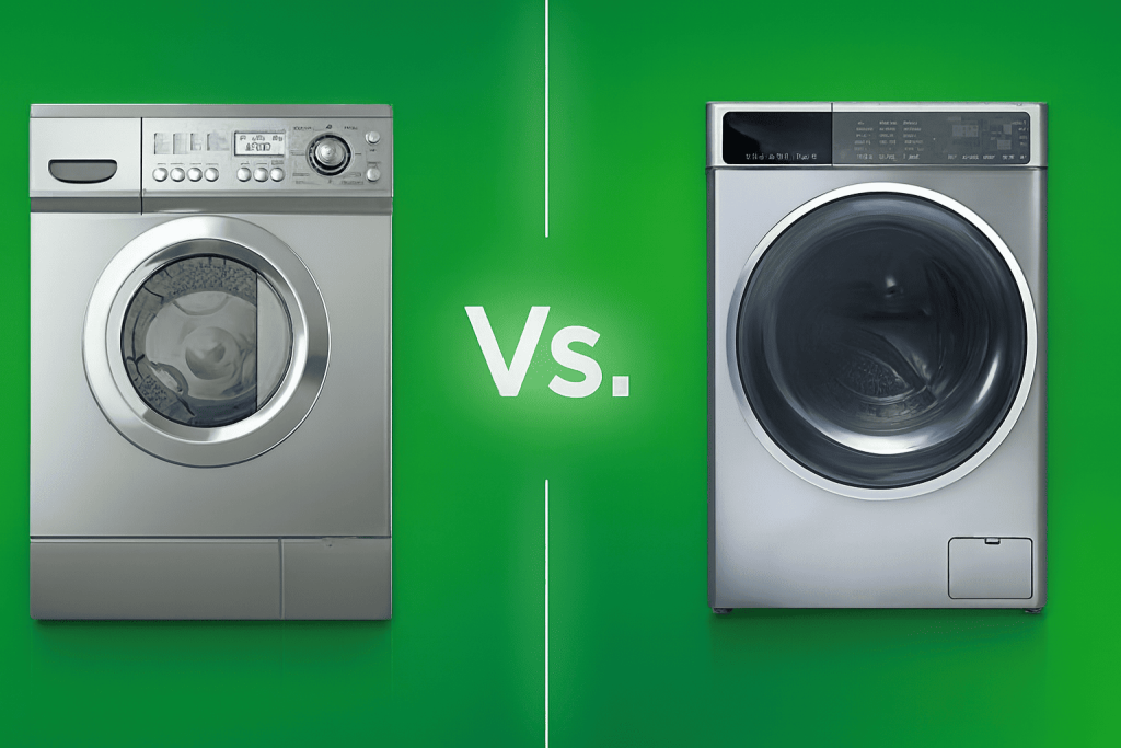 Máquina de lavar roupa e modelo lava e seca comparadas em consumo e funcionalidade