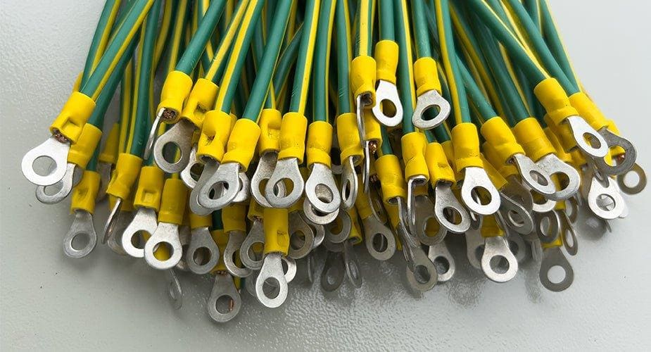 Sistema de aterramento elétrico instalado em uma residência