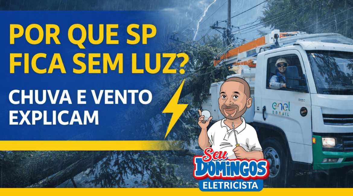 Problemas de fornecimento da ENEL em São Paulo e solução com fiação subterrânea