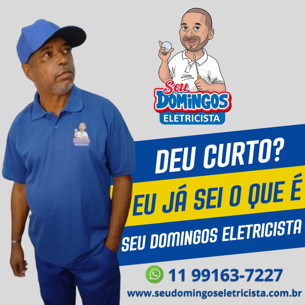 Seu Domingos Eletricista resolve rapidinho!