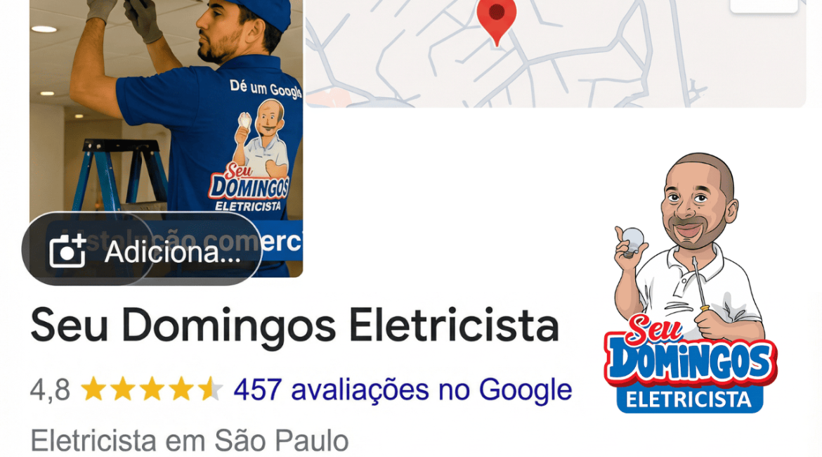 Avaliações positivas de clientes do Seu Domingos Eletricista