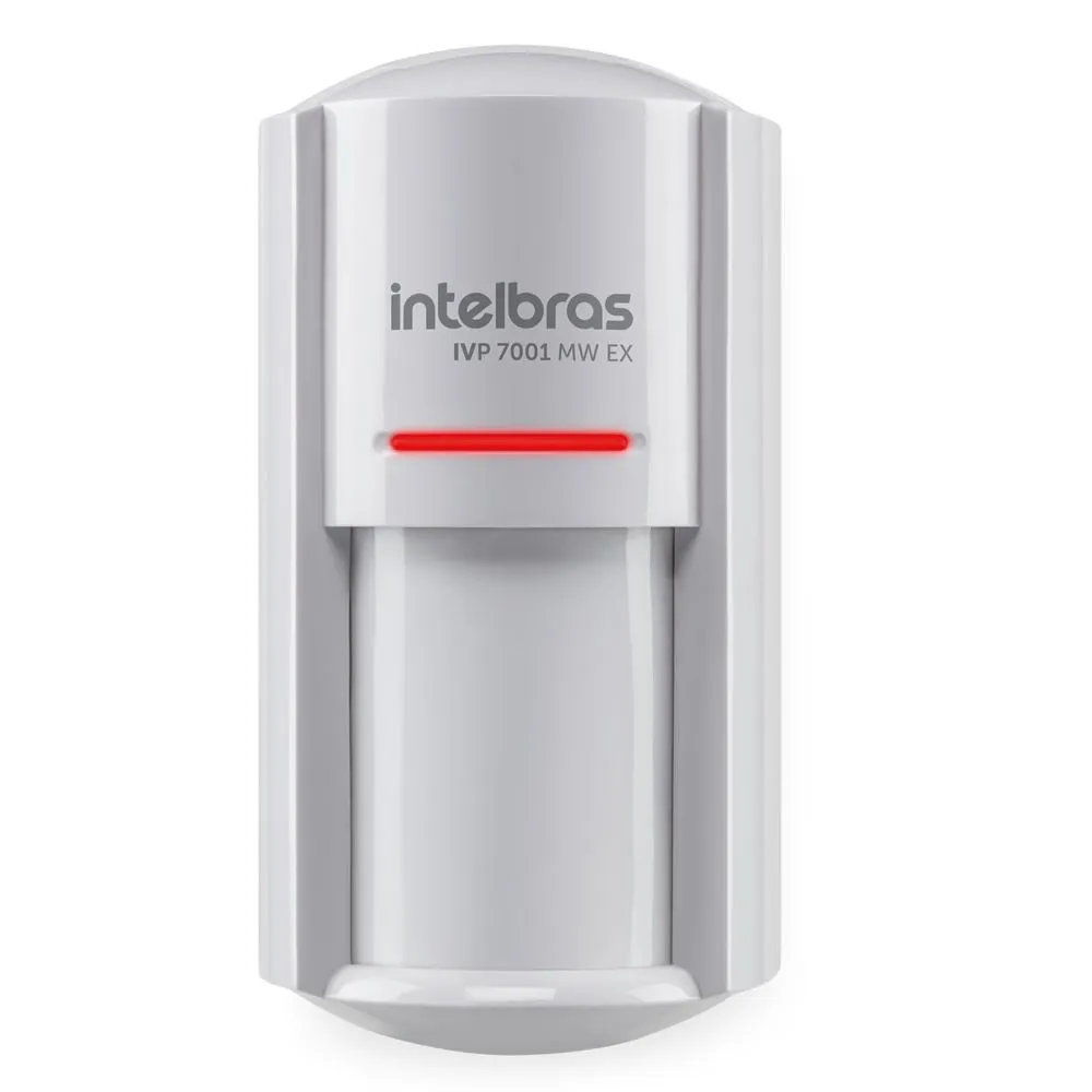 Sensor infravermelho com micro-ondas Pet Immunity instalado no ambiente