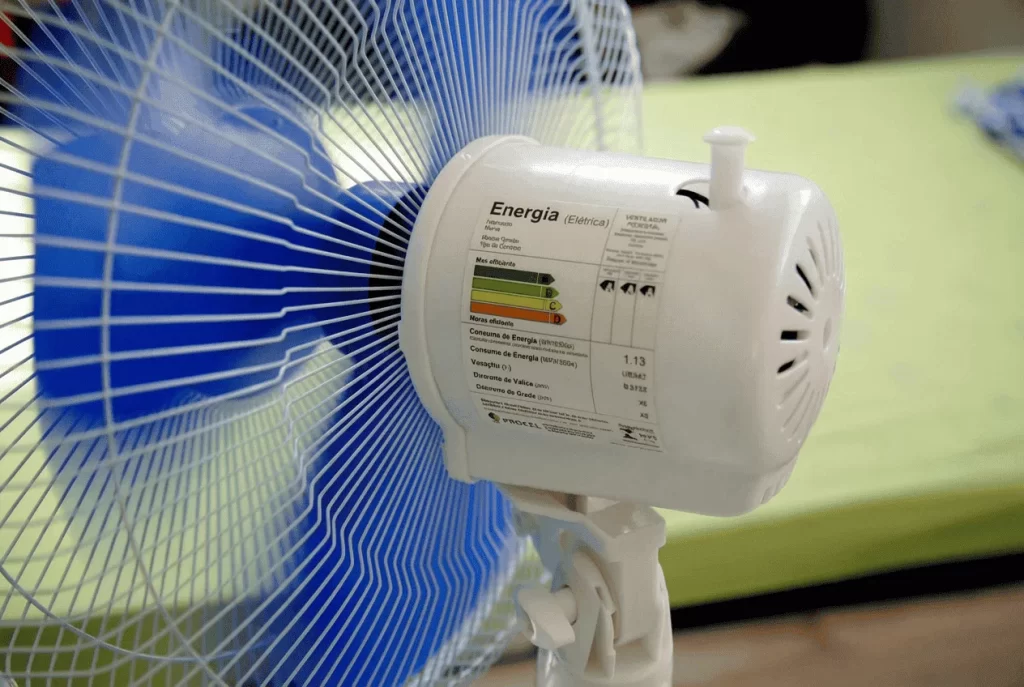 Ventilador de chão com selo PROCEL de eficiência energética