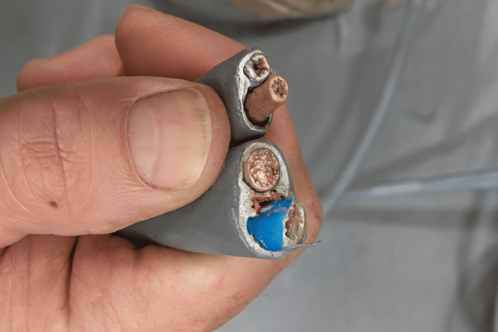 Cabos elétricos 6 mm e 10 mm para chuveiro de alta potência