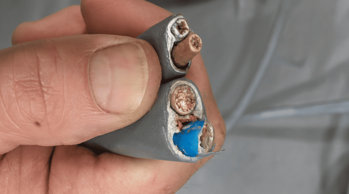 Cabos elétricos 6 mm e 10 mm para chuveiro de alta potência