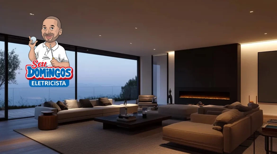 Lâmpadas LED acesas mostrando eficiência e durabilidade