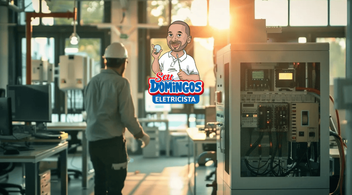 Problemas elétricos em escritórios afetando equipamentos e iluminação