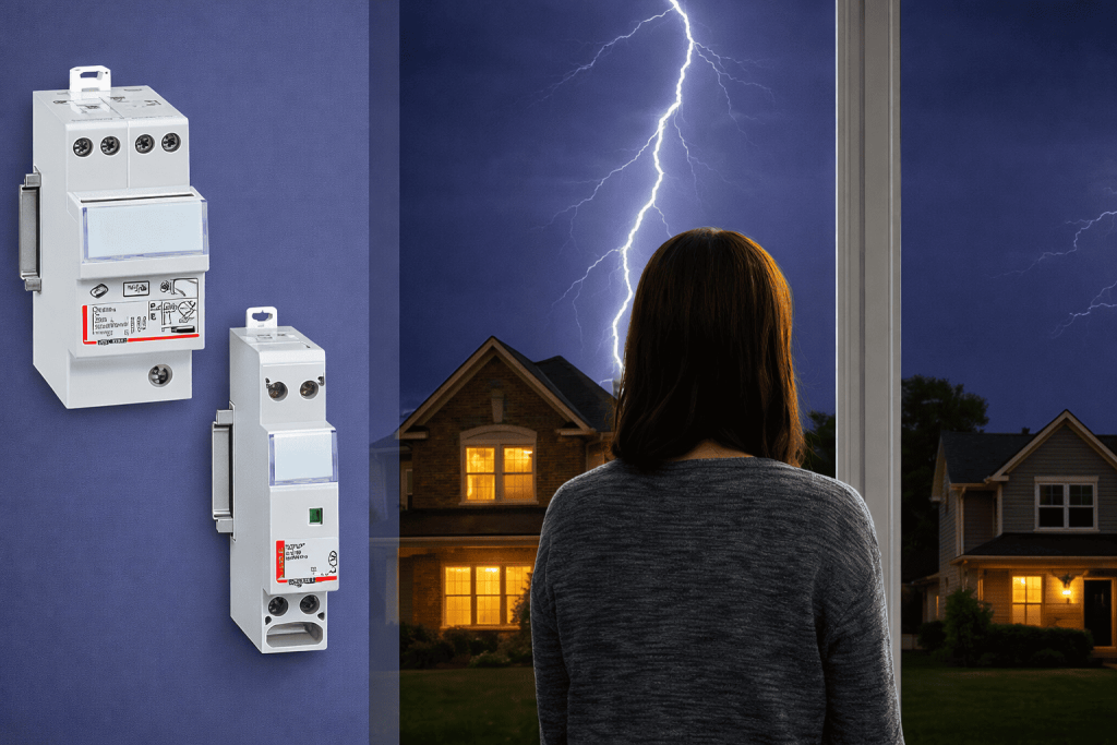 Proteção contra raios na rede elétrica residencial