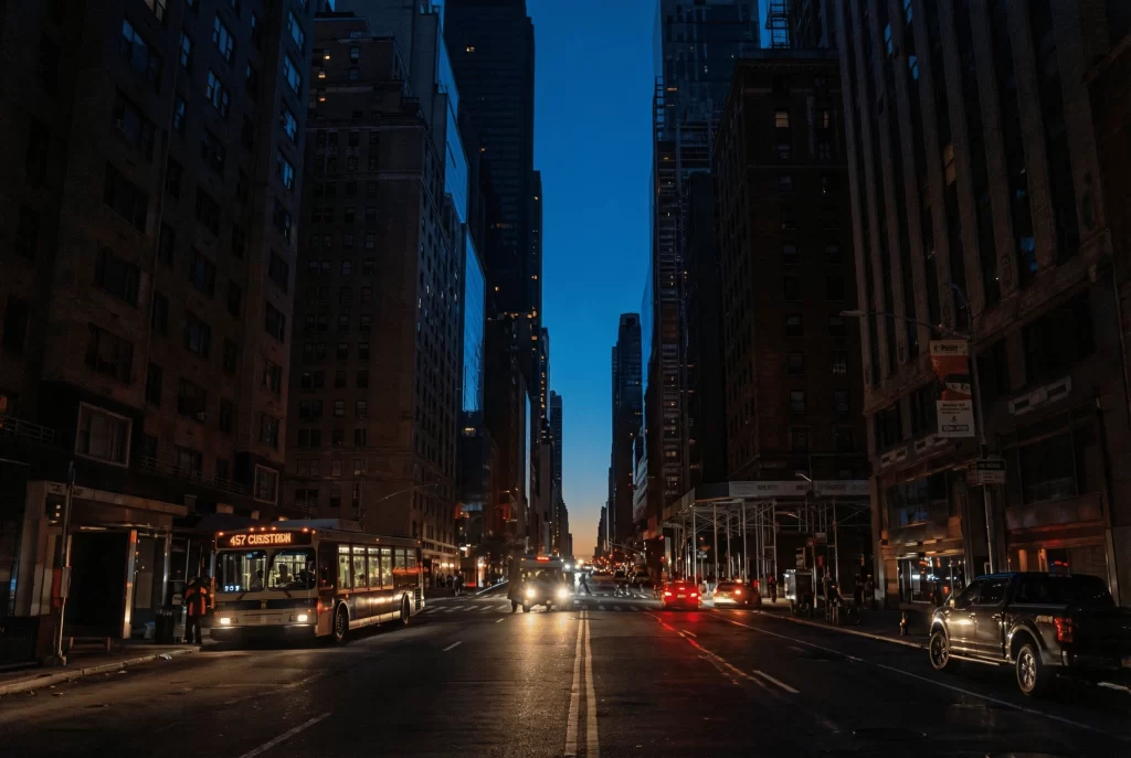 Apagão de 2003 nos Estados Unidos e Canadá deixando cidades às escuras