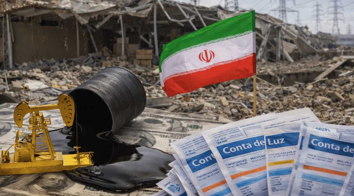 Impacto da guerra no Irã, tarifas de energia e petróleo