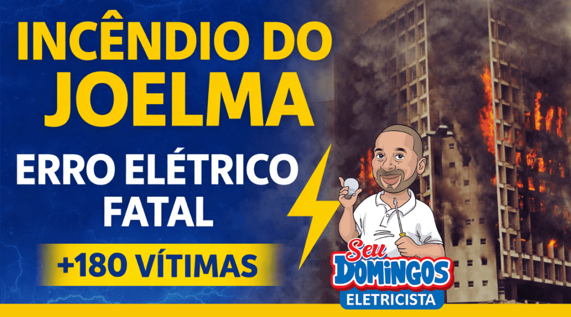 Incêndio no Edifício Joelma causado por falha elétrica